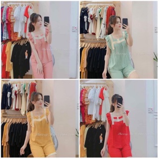 Bộ đũi viền ren cánh tiên