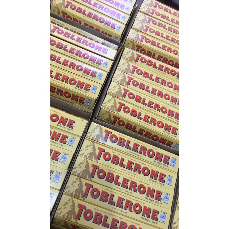 [HOT DEAL] COMBO 10 THANH TOBLERONE MILK ALMOND THUỴ SĨ- DATE 6/2022