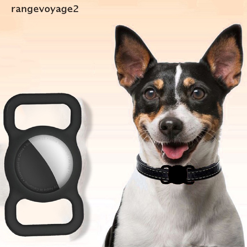 [rangevoyage2] Pet Silicone Protective Case GPS Dog Cat Collar Loop for Airtag Anti-lost Device [new]