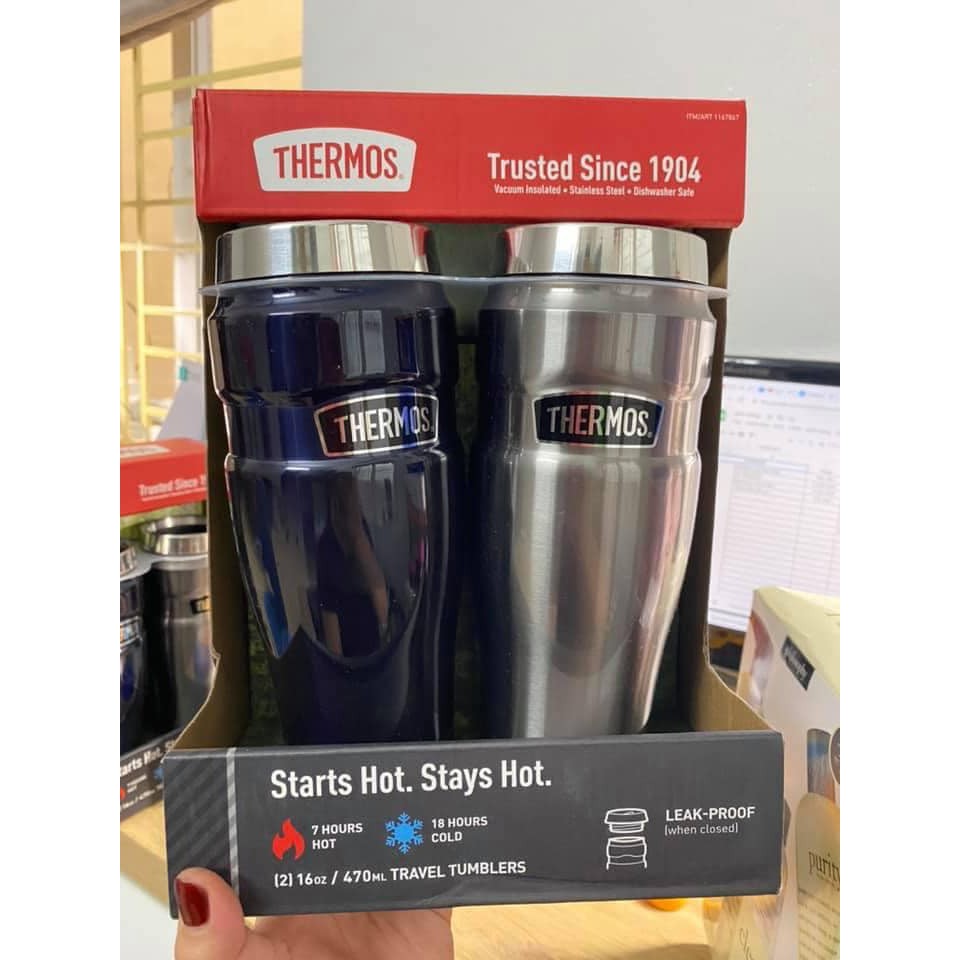 [hàng chuẩn US] LY GIỮ NHIỆT THERMOS 470ML