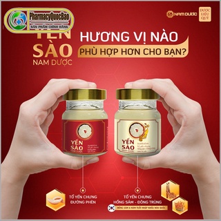 combo 6 lọ Yến sào nam dược (yến chưng đường phèn- hồng sâm đông trùng)