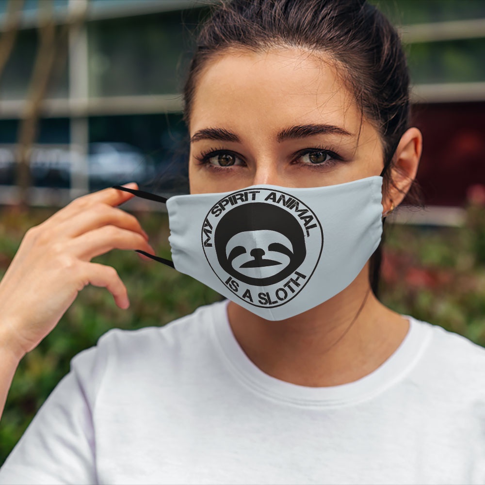 khẩu trang kháng khuẩn QUOTES_1293 CARTWELL vải cotton 100%, kháng khuẩn, có thể giặt và tái sử dụng dành cho nam nữ