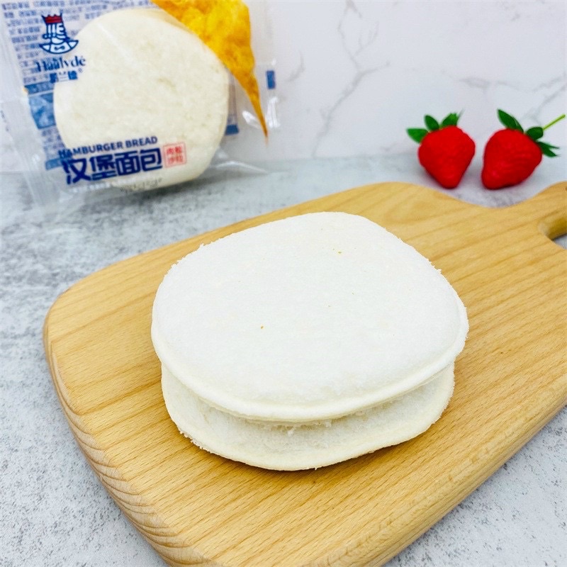 Bánh mì hamburger nhân sữa chua kẹp chà bông Đài loan combo 16 cái
