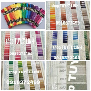 Combo chỉ thêu tranh chữ thập : 100k /10 tép
