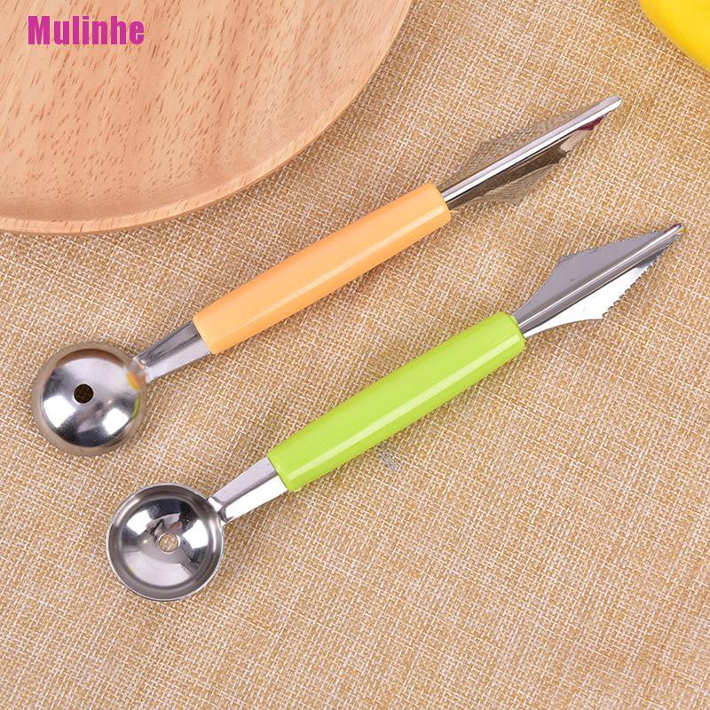 Muỗng Múc Kem / Trái Cây Bằng Thép Không Gỉ Thiết Kế Độc Đáo Tiện Dụng