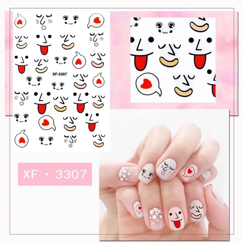 sticker dán móng tay nail mẫu mới