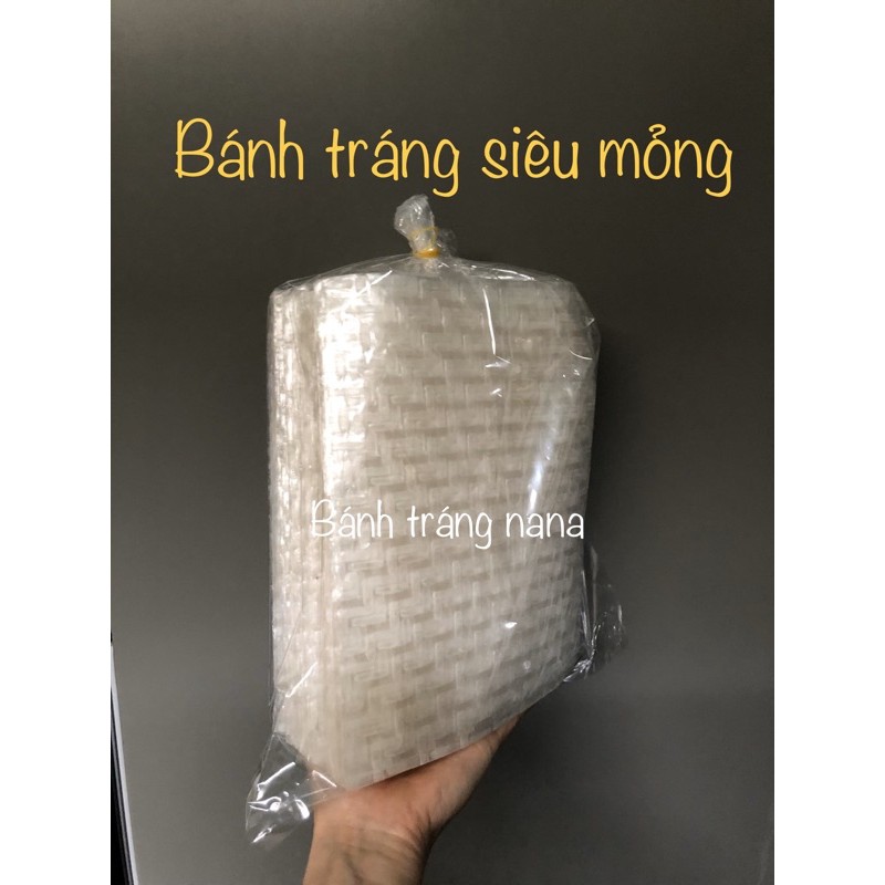 Bánh tráng cuốn trắng siêu mỏng.