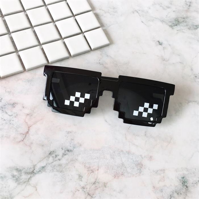 Coding Pixel Trendy Sunglasses Fashion 1 PCS Mosaic Cool