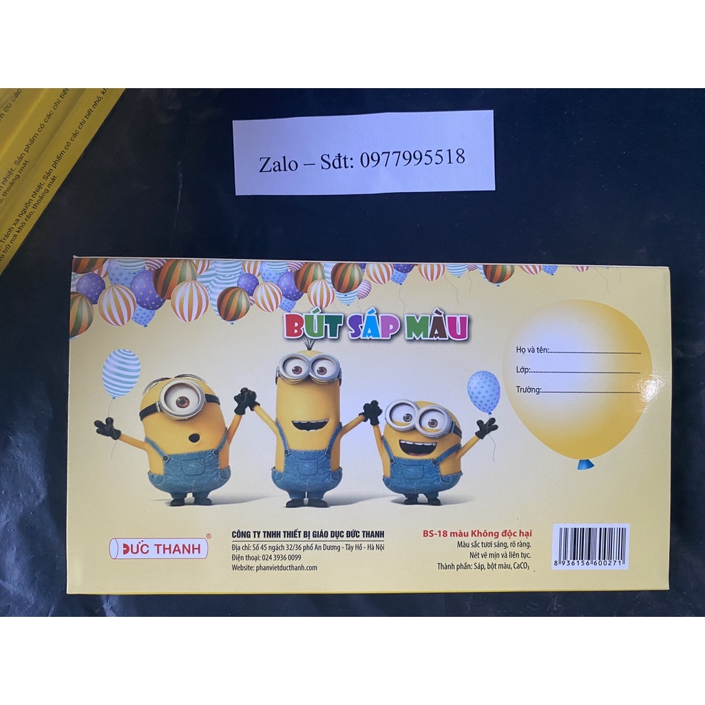 Sáp Màu Đức Thanh 18 Màu Đẹp