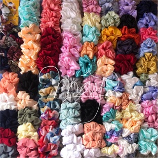 Scrunchies trơn - ib shop trước khi đặt !