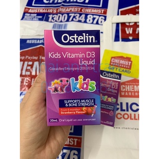 Ostelin D3 infant 2.4ml/Kids 20ml cho bé từ sơ sinh trở lên