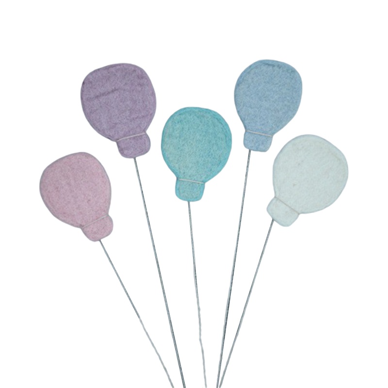 Bong Bóng Hình Cừu / Cừu Bằng Vải Nỉ Làm Phụ Kiện Chụp Ảnh Cho Bé Sơ Sinh