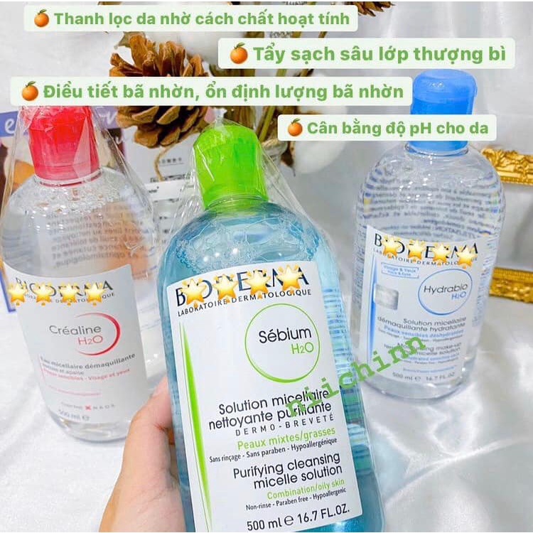 Nước tẩy trang bán chạy màu hồng