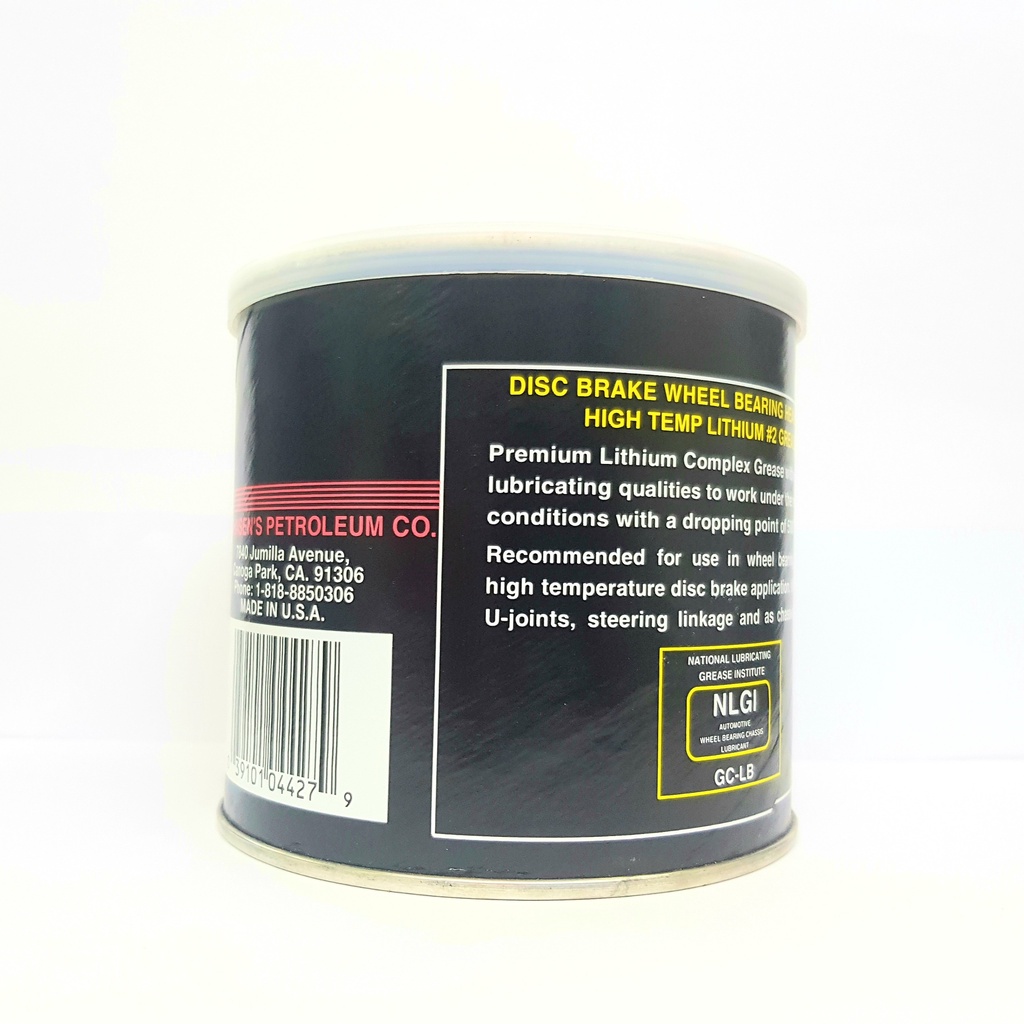 Mỡ bò tím đen Johnsen's USA - Johnsen's HD Hi Temparature lithium complex #2. +500 °F 1kg/ Chiết hộp 454gr
