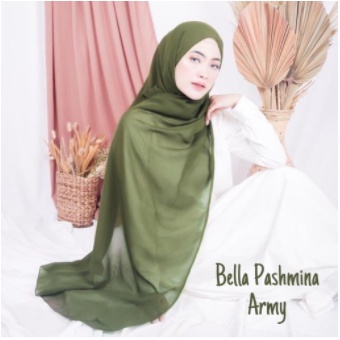 Bella Khăn Trùm Đầu Hijab Bella Pashmina Bằng Polycotton