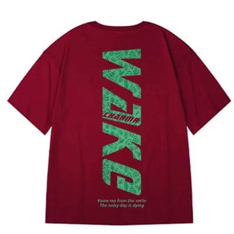 Áo Thun Nam Tay Ngắn Cổ Tròn In Chữ Thời Trang Size M-8XL