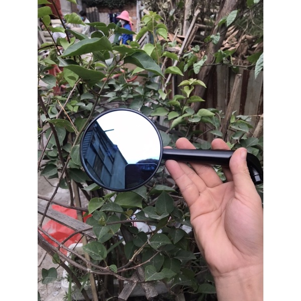 Gương tròn nhôm chính hãng H2C cao cấp cực xịn
