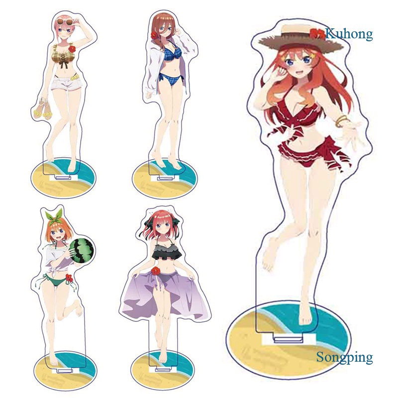 Mô hình nhân vật Nakano Ichika Nino Miku Yotsuba Itsuki bằng acrylic có giá đỡ để bàn