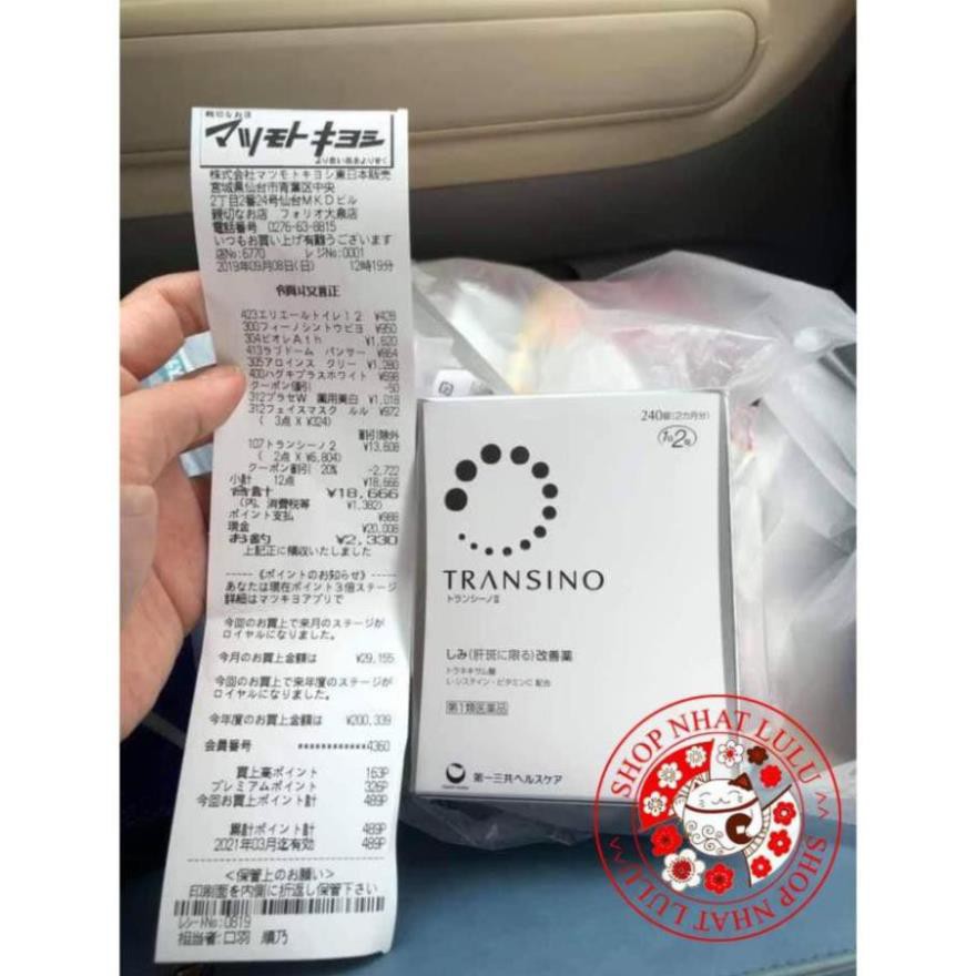 Hộp xóa nám trắng da Transino 240 viên Nhật bản (Trắng) | BigBuy360 - bigbuy360.vn