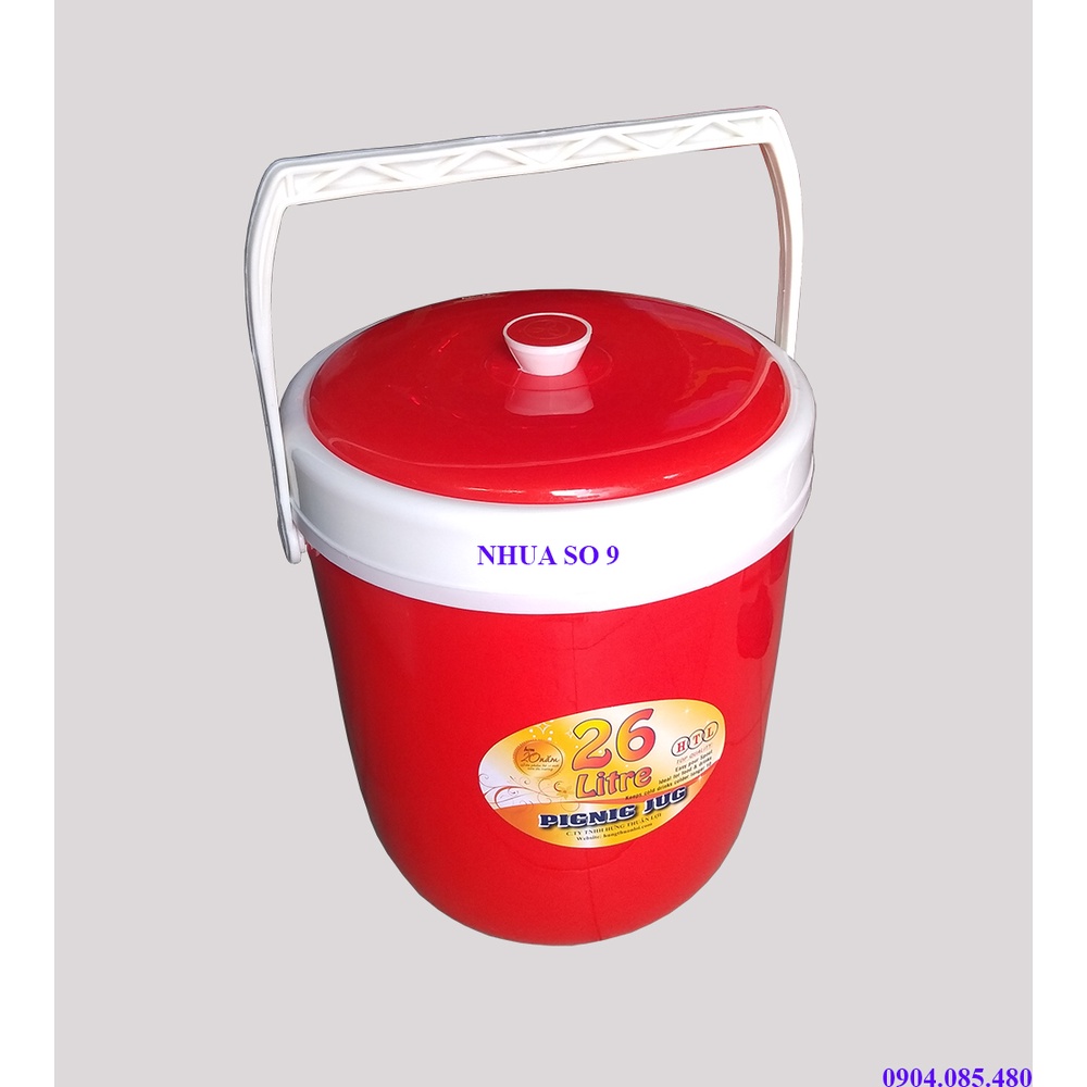 [Giá Sỉ] Bình Đá Tròn, Thùng Đá Tròn Hiệp Thành 16L 18L 20L 26L