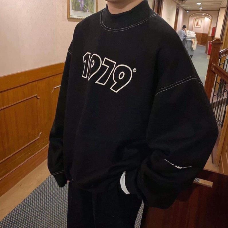 [XẢ KHO] Áo Nỉ Sweater Dài Tay 1979 Unisex Dưới 70kg( Ảnh Thật-Hàng Sẵn)