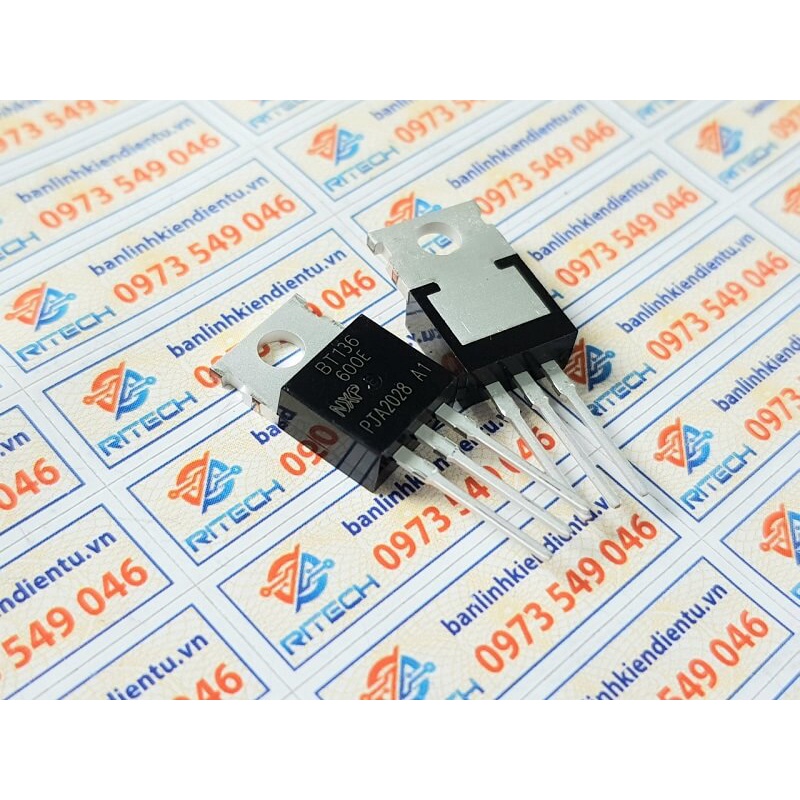 [Combo 10 chiếc] BT136-600E, BT136 TO-220 TRIAC 4A/600V