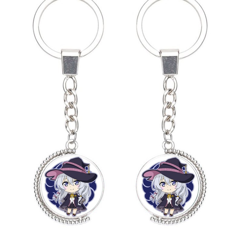 (Viền tròn) Móc khóa nhân vật HÀNH TRÌNH CỦA ELENA anime chibi xinh xắn tiện lợi