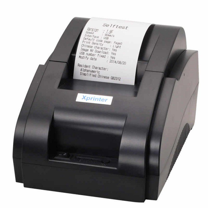 Máy In Hóa Đơn Xprinter 58IIH Tặng Kèm 01 Cuộn Giấy In Cao Cấp - Hàng Chính Hãng