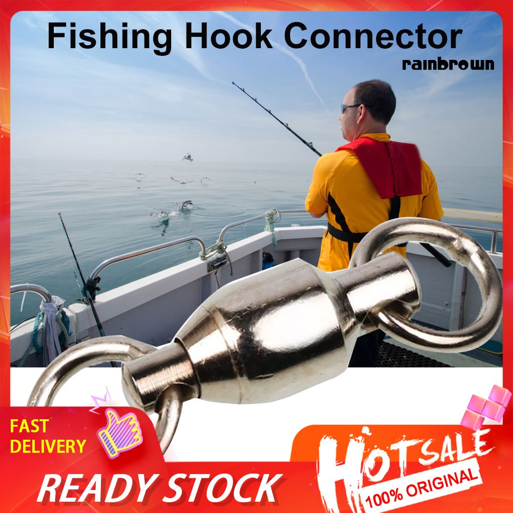 30 Khoen Móc Câu Cá Bằng Thép Không Gỉ