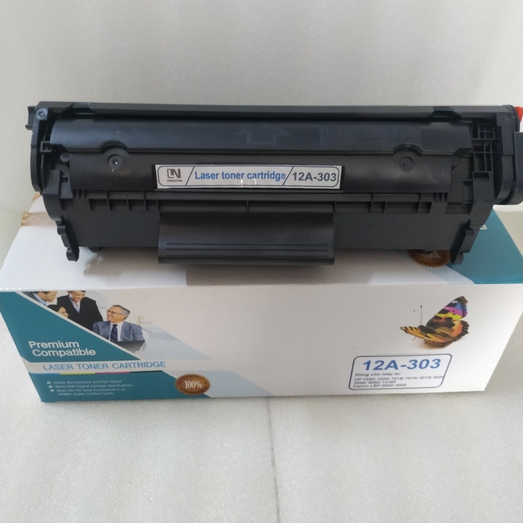 Hộp mực LN 12A/303 Dùng cho máy in Canon 2900, Hp 1020 loại tốt