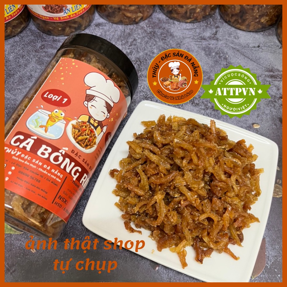 Cá Bống Rim gia vị ăn liền chính hiệu Đặc Sản Đà Nẵng hũ 500gr