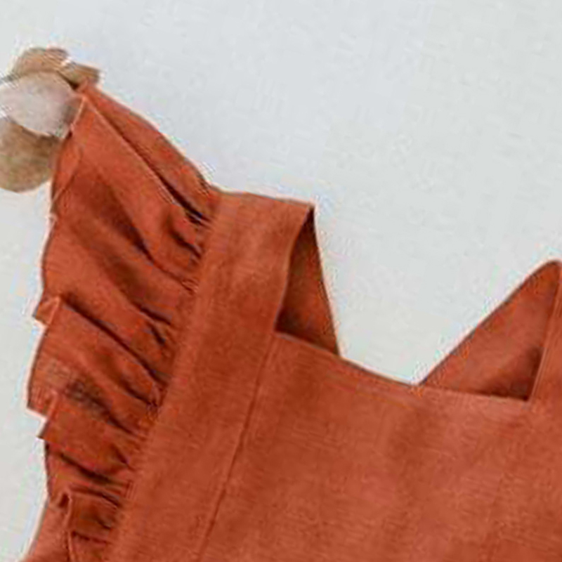 BEAR LEADER Áo Liền Quần Hai Dây Bằng Cotton Lanh Họa Tiết Gấu Thời Trang Mùa Hè Dành Cho Bé 2021