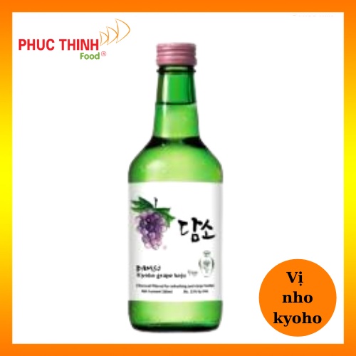 Soju Damso Hàn Quốc Vị Nho Kyoho 360ml