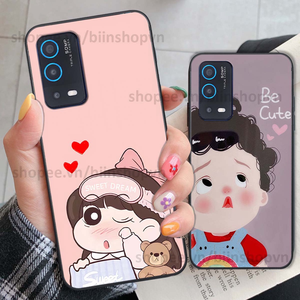 Ốp Oppo A54 / A55 in hình baby siêu dễ thương, ngộ nghĩnh đáng yêu