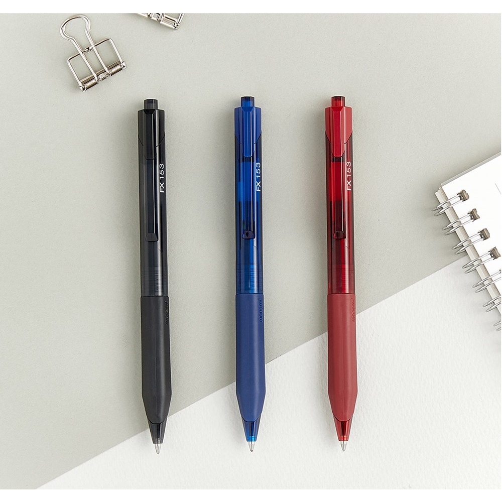Bút Bi ARTBOX Hàn Quốc Monami FX 153 Ngòi 0.5mm Màu Đỏ