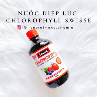 Nước detox Diệp lục Úc vị dâu - Chlorophylly Swisse | Secret Menu Vitamin