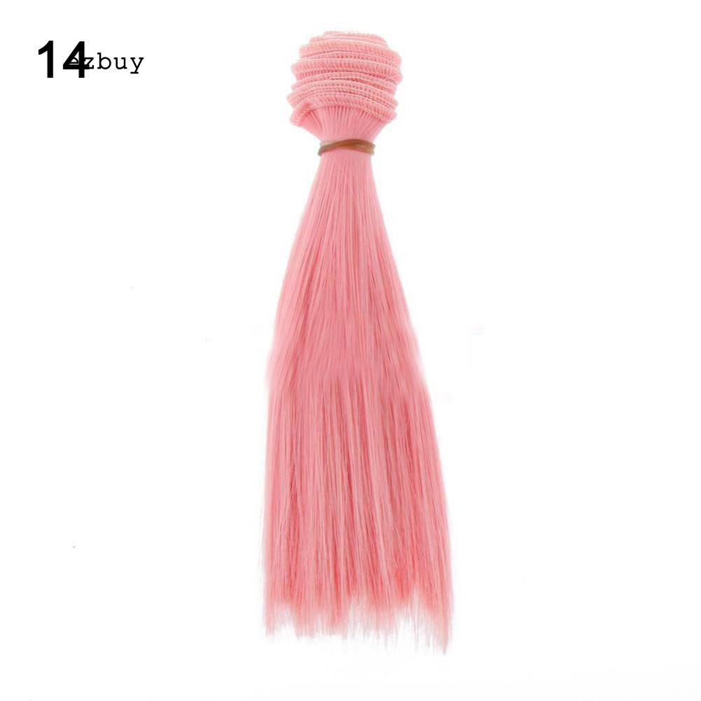 Bộ tóc giả thẳng dài 15cm dùng cho búp bê