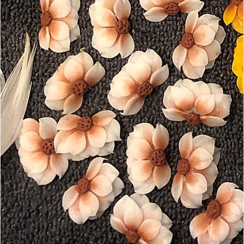 [ Hoa Nail ] - Hoa Hướng Dương Nửa- 100% Bột Mỹ- Trang Trí  Móng - Làm Nail.( Giá 1 Bông )