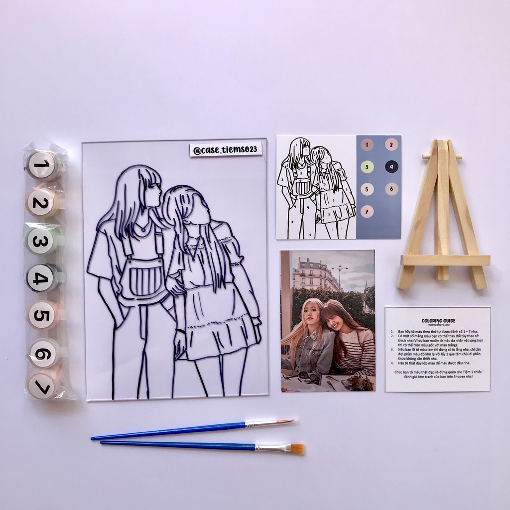 [KIT TÔ MÀU] Tranh kính Glasspainting theo ảnh yêu cầu | BigBuy360 - bigbuy360.vn