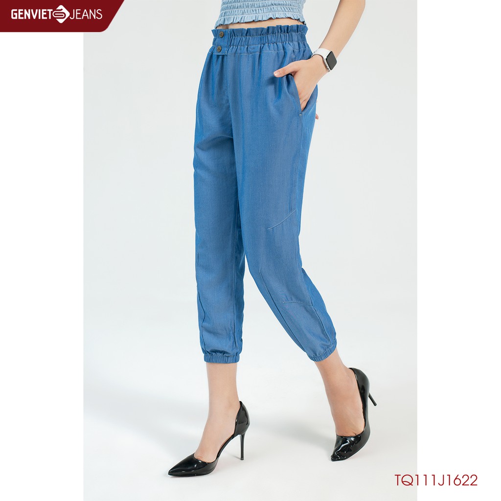 Quần Jogger Jeans Nữ TQ111J1622 GENVIET