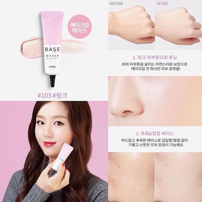 Kem Lót A’PIEU Base Maker Pink 103 SPF 30 PA++ 20g