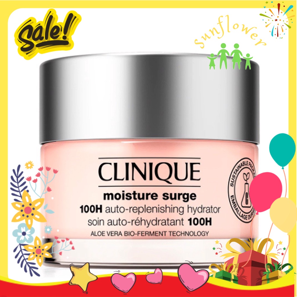 Kem Dưỡng Ẩm Chuyên Sâu Clinique Moisture Surge 100h Auto Replenishing Hydrator 30ml của Mỹ