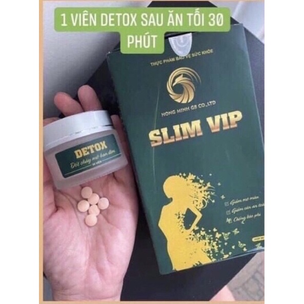 DETOX SLIM VIP (30 VIÊN) TỐI