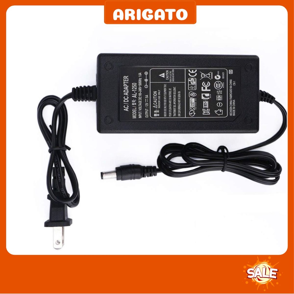 Nguồn Adapter 12V 5A 7A 10A Acbel Delta Letion Samsung Sony hàng chất lượng cao giao ngẫu nhiên ARIGATO