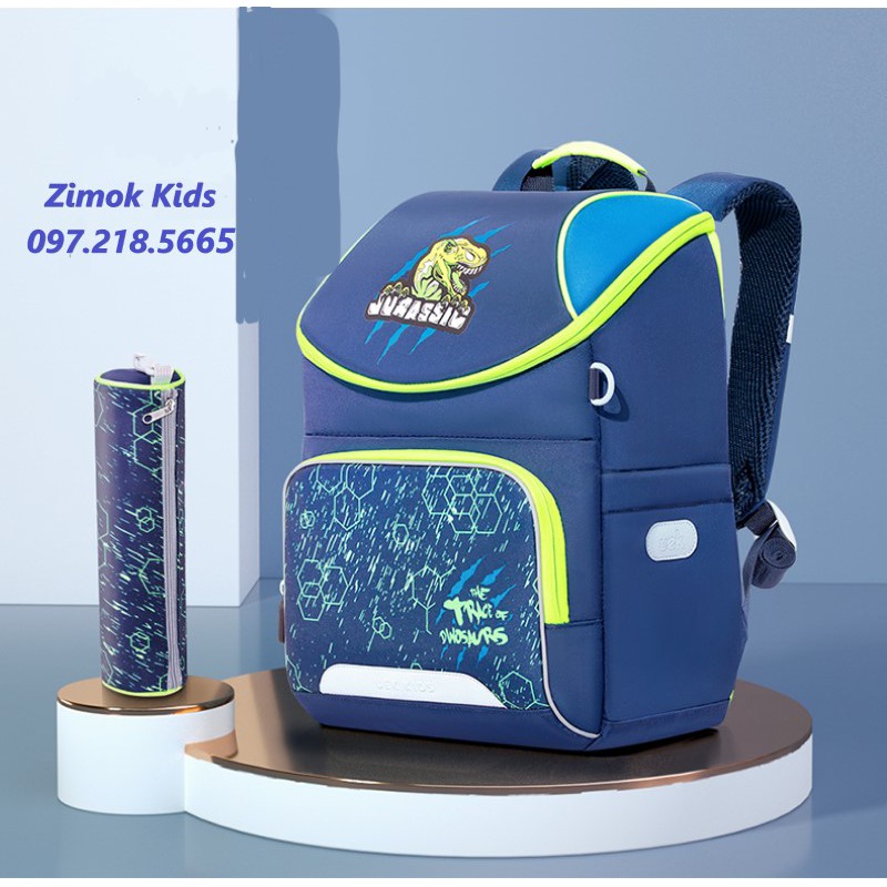 Balo chống gù UEK chính hãng siêu nhẹ 2021 cho bé trai tiểu học từ 25kg full box tặng kèm hộp bút đồng bộ