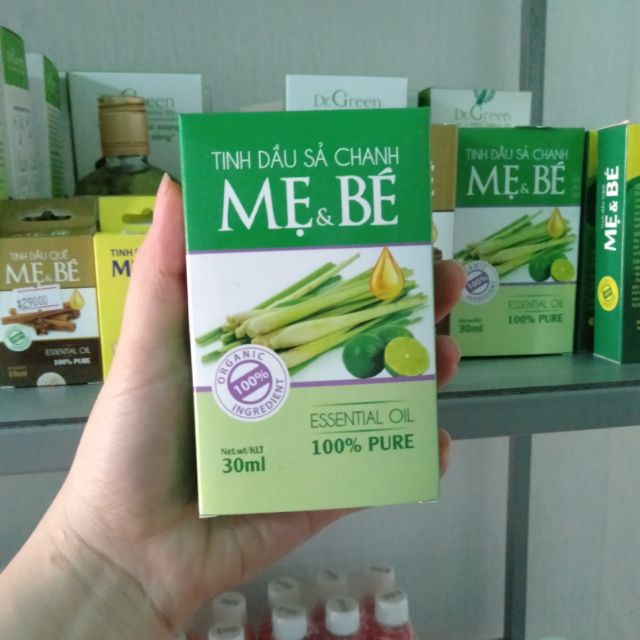 Tinh dầu sả chanh mẹ và bé hộp 30ml