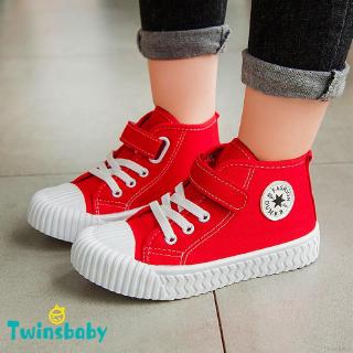 Giày thể thao canvas cổ cao cho bé