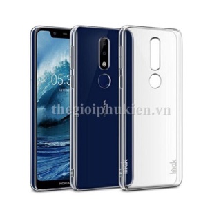 Ốp lưng imak xịn cho Nokia X5/ Nokia 5.1 Plus phủ nano chống xước ( Trong suốt )
