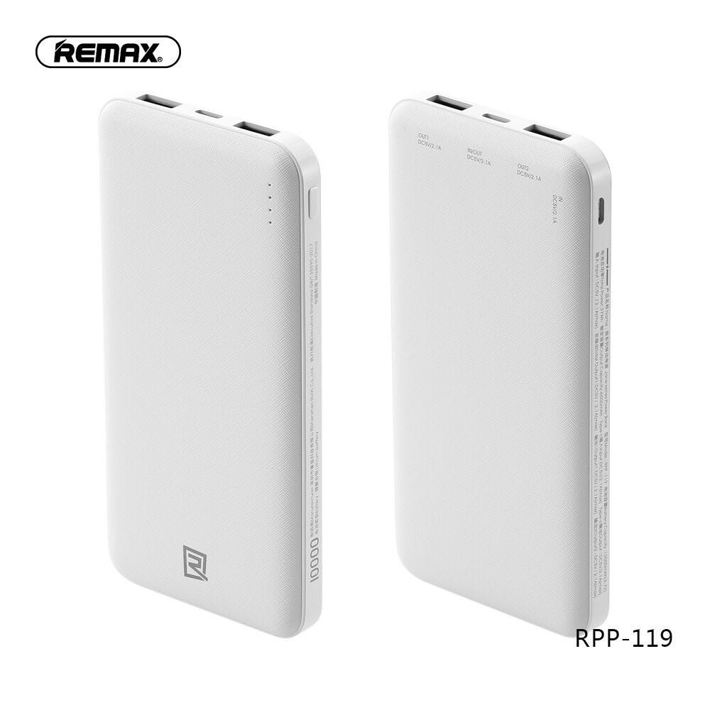 Pin sạc dự phòng 10.000mAh Remax RPP-119