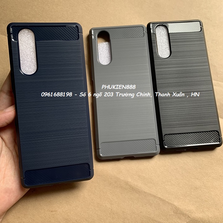 Ốp Lưng Điện Thoại Sony Xperia 5 XZ5 Chống Sốc silicon dẻo Rugged Armor